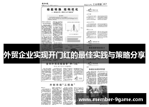 外贸企业实现开门红的最佳实践与策略分享 外贸企业实现开门红的最佳实践与策略分享